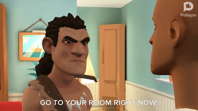 Mitchell Musbehaves/Grounded. #Plotagon #GoAnimate