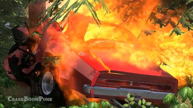 Краш тест BeamNG крутые тачки 16