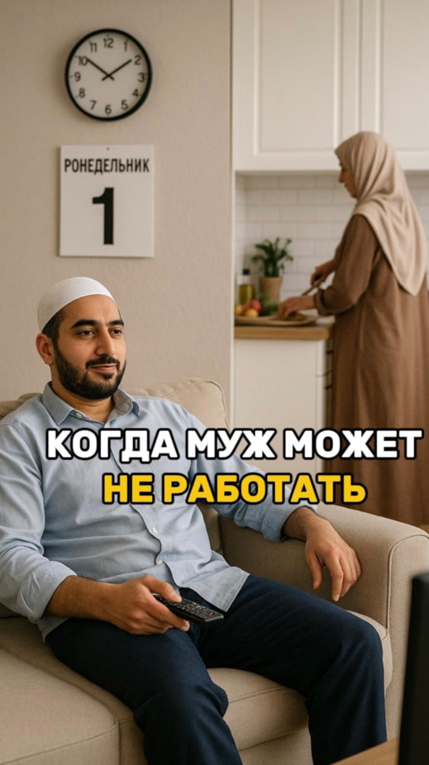 КОГДА МУЖ МОЖЕТ НЕ РАБОТАТЬ
