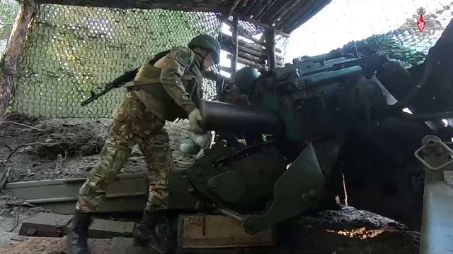 Боевая работа расчета Гиацинт-Б ГрВ Запад