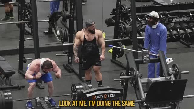 ELITE Powerlifter ANATOLY Use 32kg Mop _ Pretended to be a CLEANER in a GYM #37