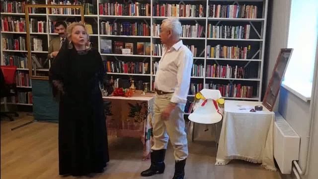 "Медведь" А.П. Чехов  (04.06.25 библ. Шевченко)