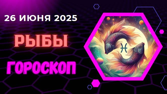 ♓ ГОРСКОП НА СЕГОДНЯ ДЛЯ РЫБ — 26 ИЮНЯ: ГЛУБИНА ЧУВСТВ И МЕЧТЫ