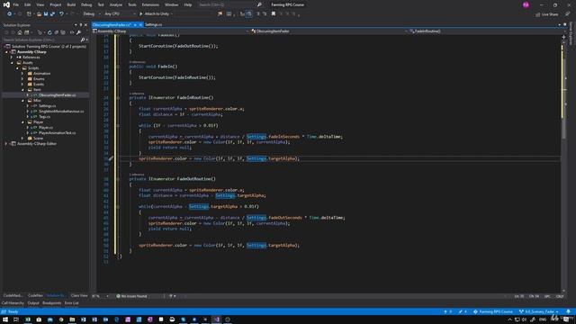 18 - Scenery Fader - Unity 2D Game Developer Course Farming Rpg