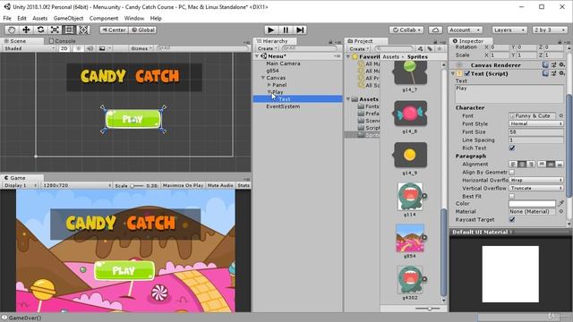 63 - Creating Main Menu
