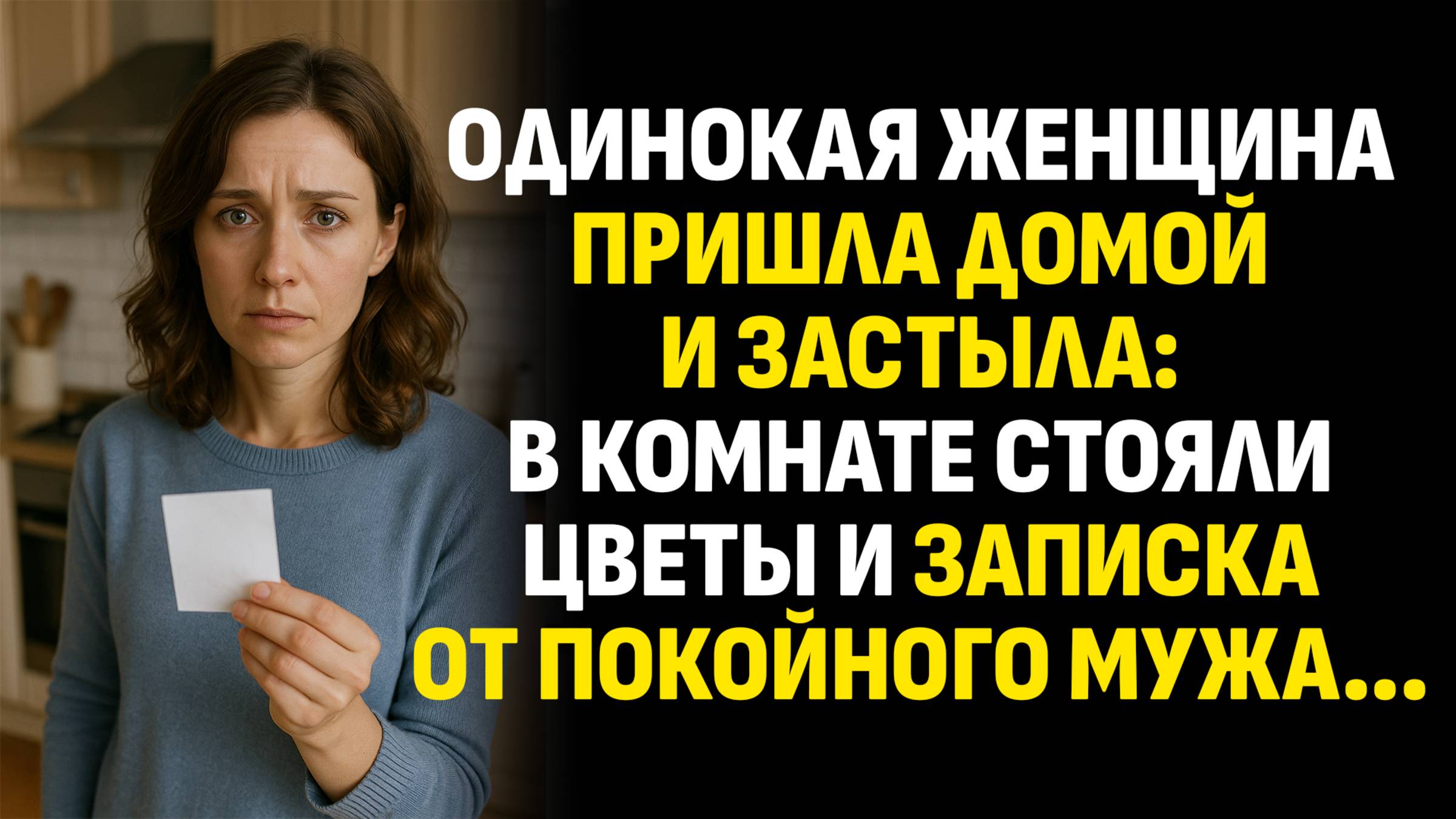 Истории из жизни. Одинокая женщина пришла домой и застыла: в комнате стояли... Слушать аудиорассказ