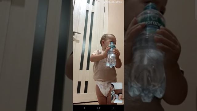 На видео связи с бабушкой Олей