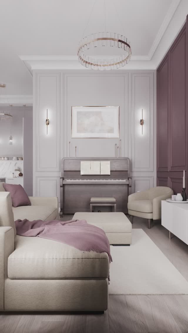 Визуализация дизайн-проекта в доме 1854 г. п. | RSM