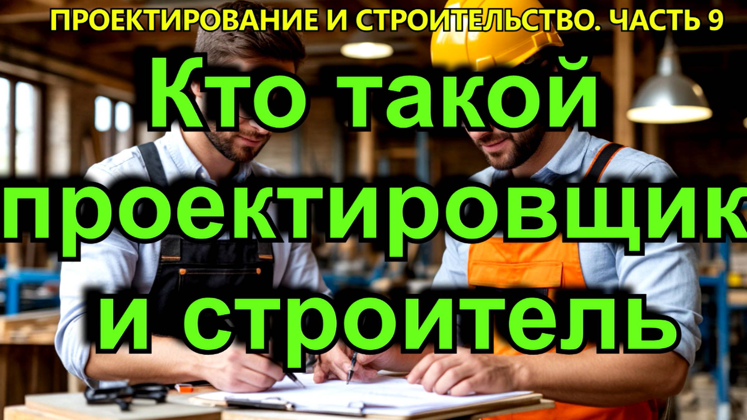 Кто такой проектировщик и строитель