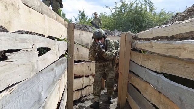 Занятие на полигоне ДОСААФ