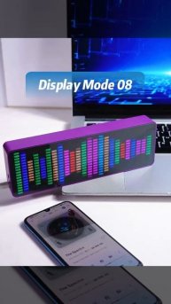 Анализатор спектра аудио сигнала, электронные часы RGB