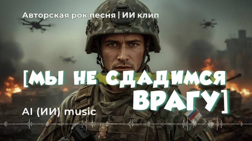[Мы не сдадимся врагу] - авторская песня (мы никогда не сдавались!!!) [ИИ]