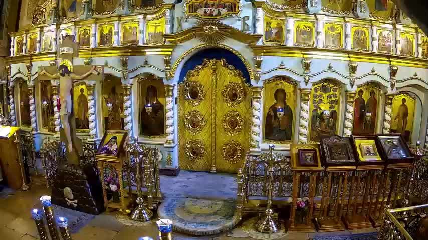 Прп. Онуфрия Великого. Утреня, часы, литургия.