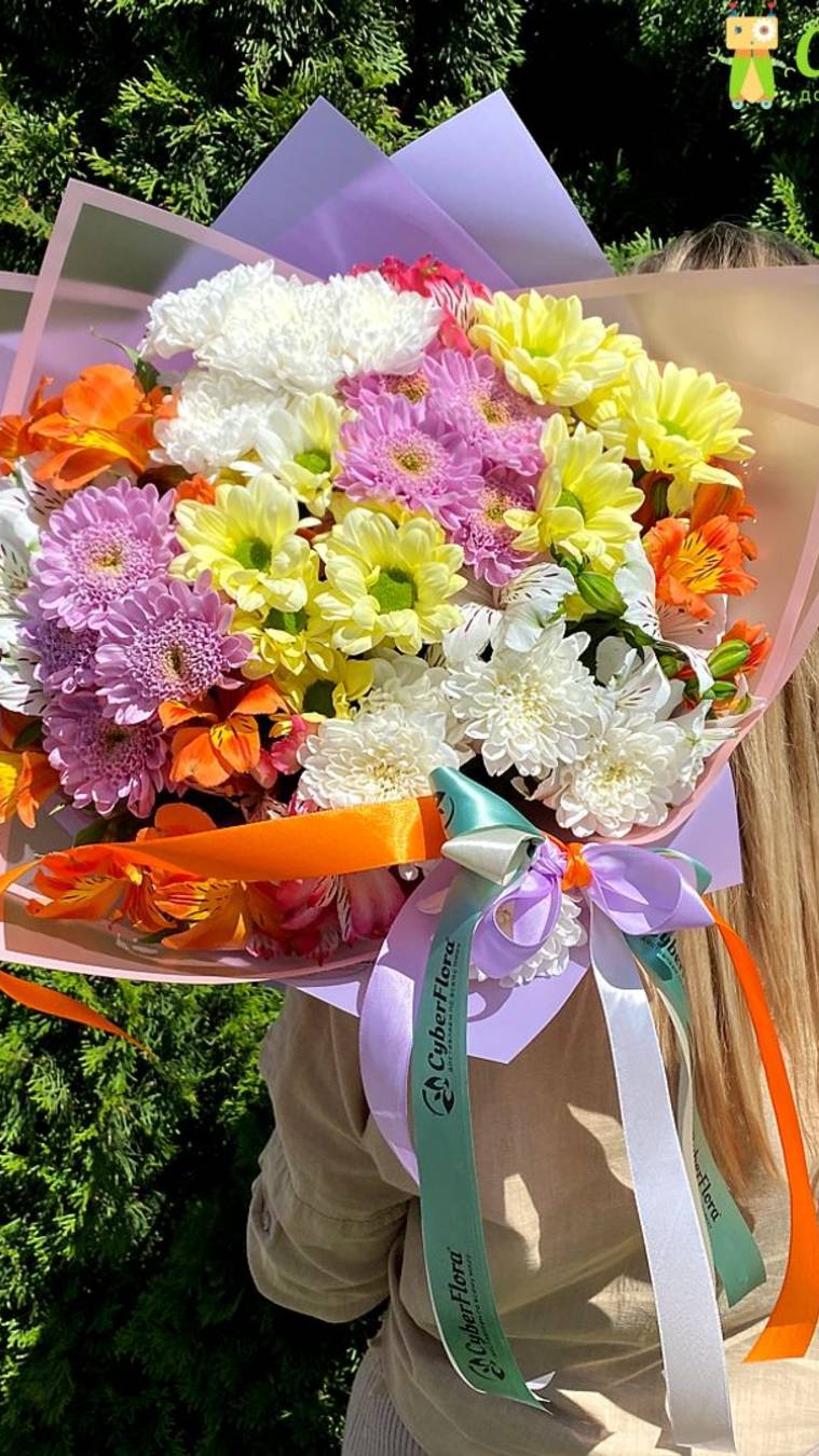 Доставка цветов Cyber Flora® | Кибер Флора® в Санкт-Петербурге - Букет Яркий день