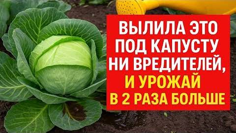 15 капель под капусту и ни одного вредителя! Как спасти урожай от слизней и гусениц. Подкормка