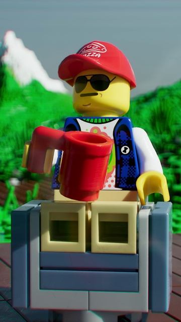 Stocks | Lego Blender Animation | #dadjokes #lego