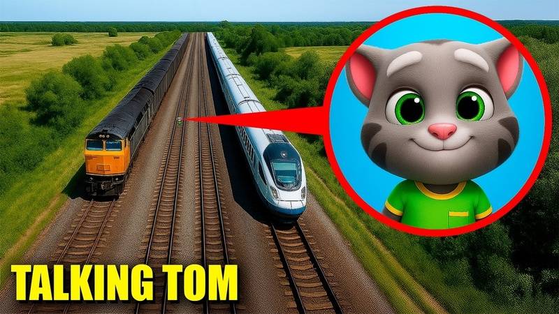 мой дрон снял Talking Tom Gold Run в Реальной Жизни