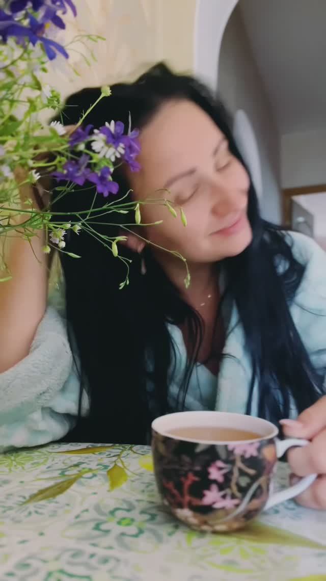 Утро в цветах