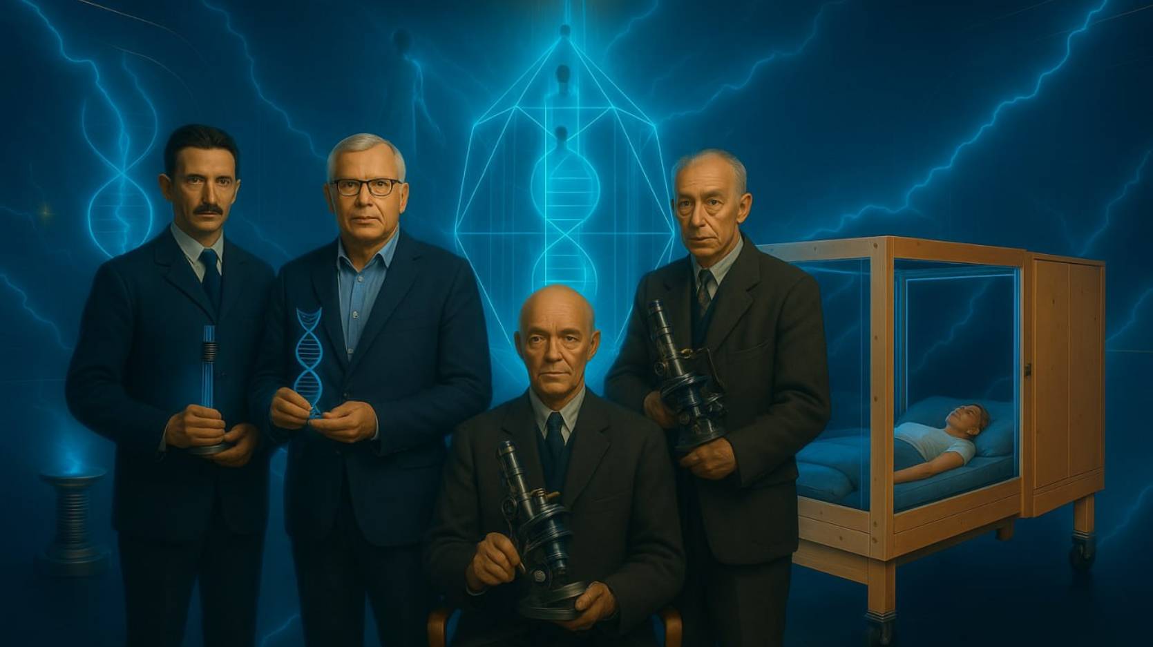 НОВАЯ КАБИНА РАЙХА: Тесла, Гаряев и Козырев ПРОРВАЛИ МАТРИЦУ!