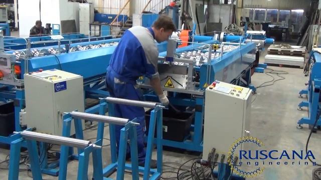 Линия для производства плоской коньковой планки