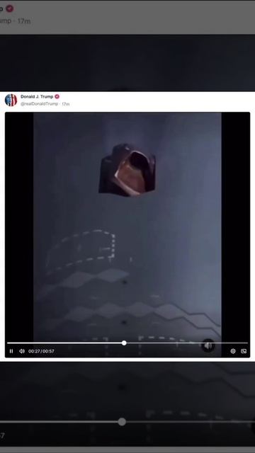 ⚡️Трамп опубликовал видео полёта бомбардировщиков B-2 под песню «Бомбить Иран»