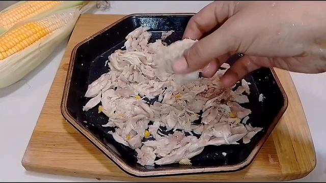 DeliciousCookingWithOxana куриный супчик с натуральной кукурузкой