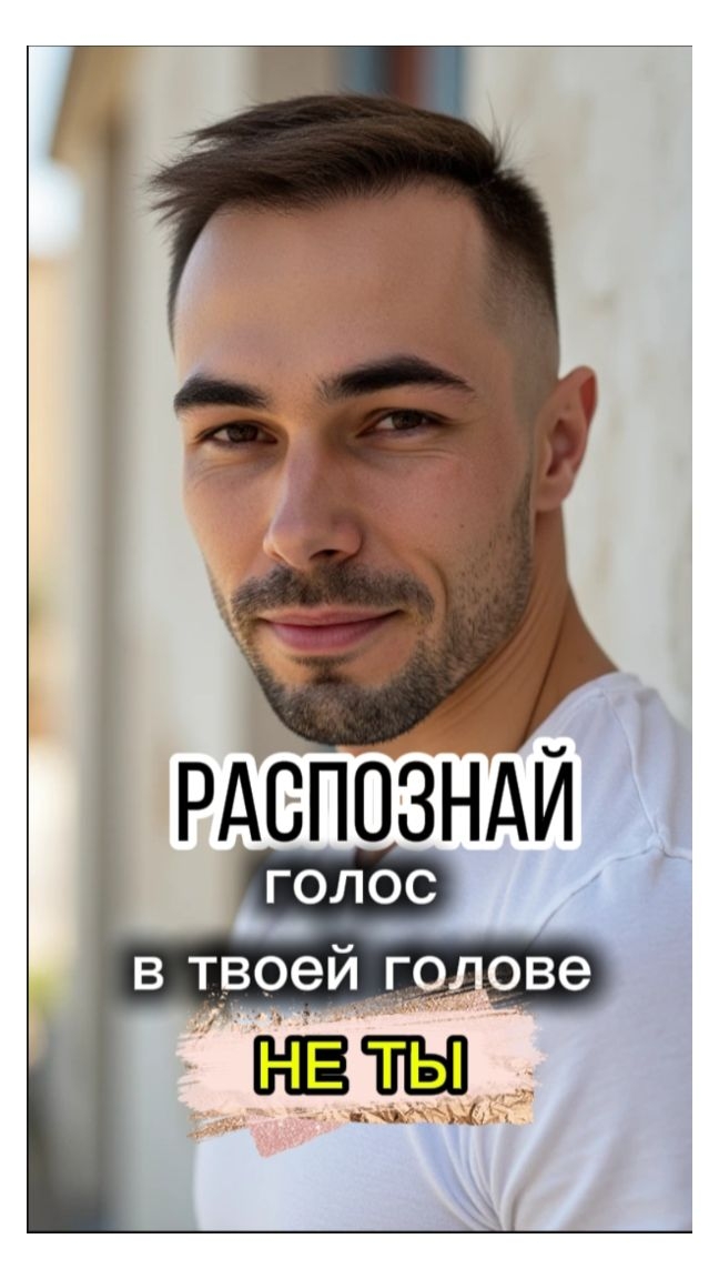 Распознай. Голос в твоей голове- это не ты.