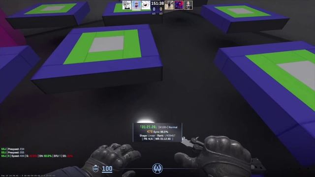 Учусь bunny hop cs2 "часть 1"
