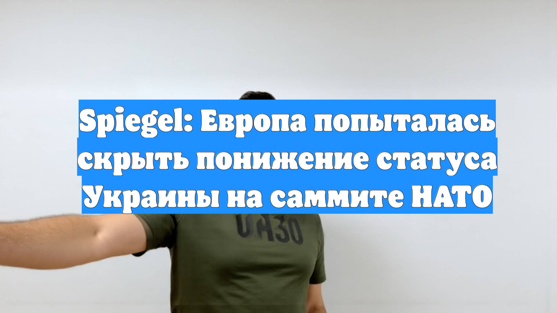Spiegel: Европа попыталась скрыть понижение статуса Украины на саммите НАТО