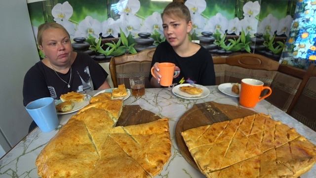 мукбанг деревянные пироги😁, сколько потратили на море🤔..🤷♀️