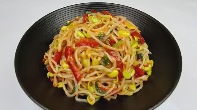 САЛАТ ИЗ РОСТКОВ СОИ по-корейски - ЧИРГУМЧА! Простой, пошаговый рецепт вкусного салата!