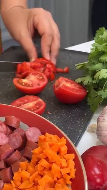 🍜Венгерский суп из фасоли и копченостей