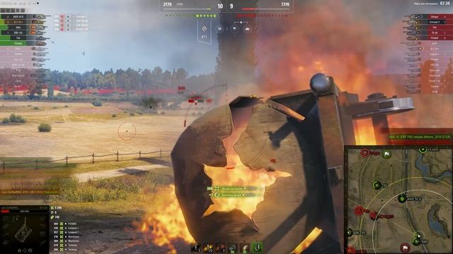 Fermani wot Batchat 25t  Когда у тебя 200 хп а их еще 13! И вот что из этого получилось в бою