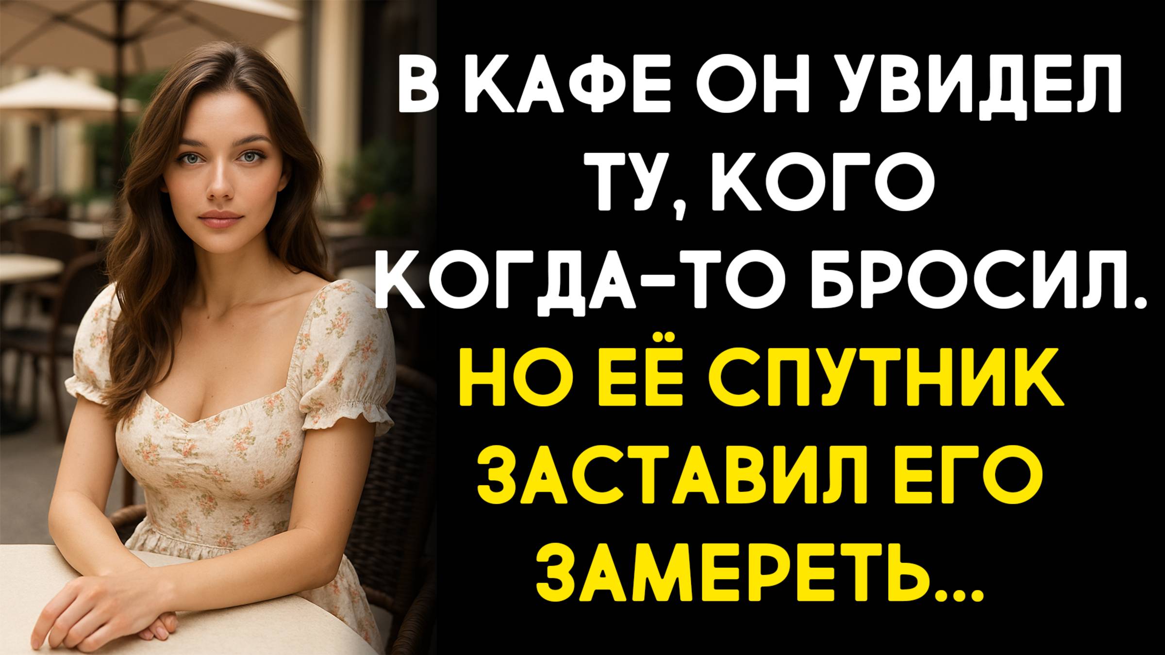 Жизненные истории. В кафе он увидел ту, кого когда-то бросил. Но её спутник заставил... Аудиокниги
