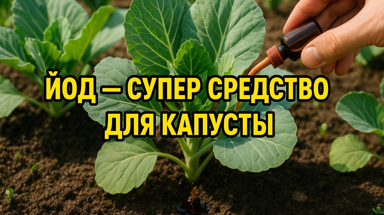 Йод для капусты — суперсредство от вредителей и болезней!