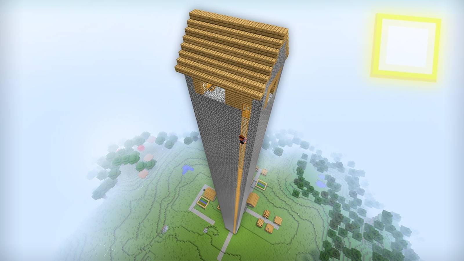 [Компот] ЭТО САМЫЙ ВЫСОКИЙ ДОМ В ДЕРЕВНЕ ЖИТЕЛЕЙ НОМЕР 13 В МАЙНКРАФТ. Minecraft