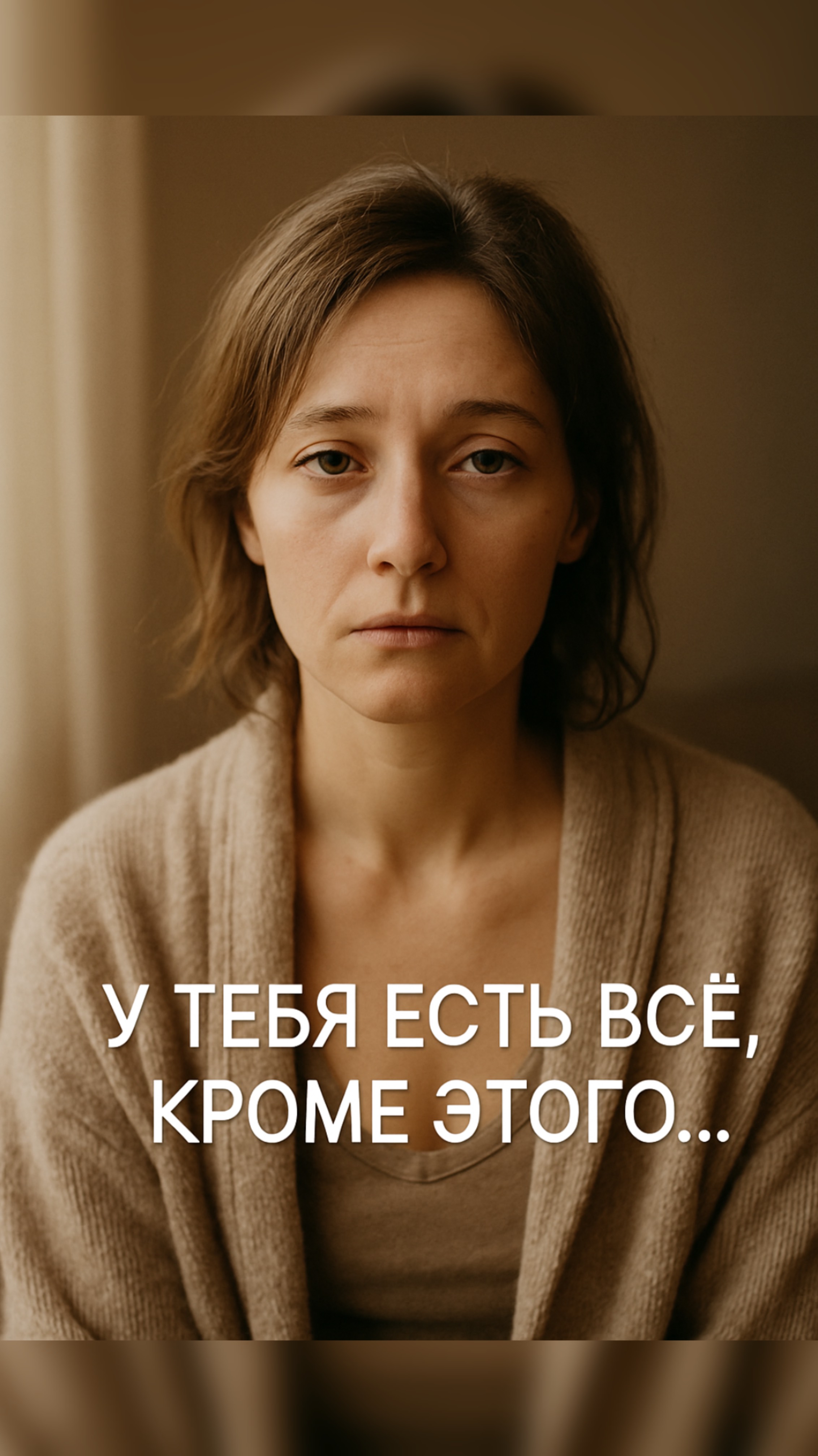 У тебя есть все, кроме этого…