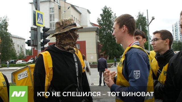 Рейд по нарушителям ПДД на самокатах и велосипедах. Нижневартовск