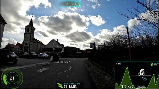 Видео для велотренажёра - Scenic Winter Indoor Cycling Workout