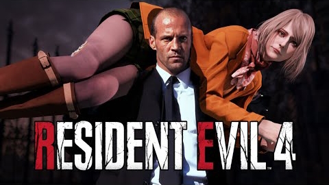 Джейсон Стэтхэм в Resident Evil 4 🤯👍🚀👇
