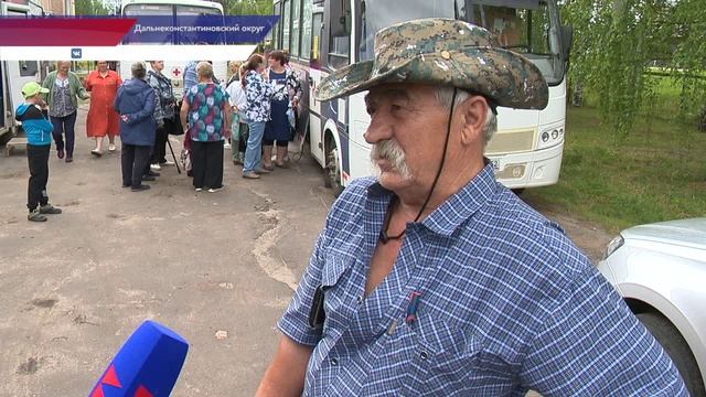 «Поезд здоровья» им. Сеченова сделал остановку в деревне Кужутки Дальнеконстантиновского округа