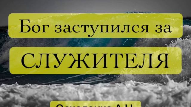 Бог заступился ❤️ Проповедь МСЦ ЕХБ