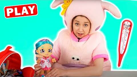 Свинка Алиса на приеме у врача - Играем в доктора КуКуPlay