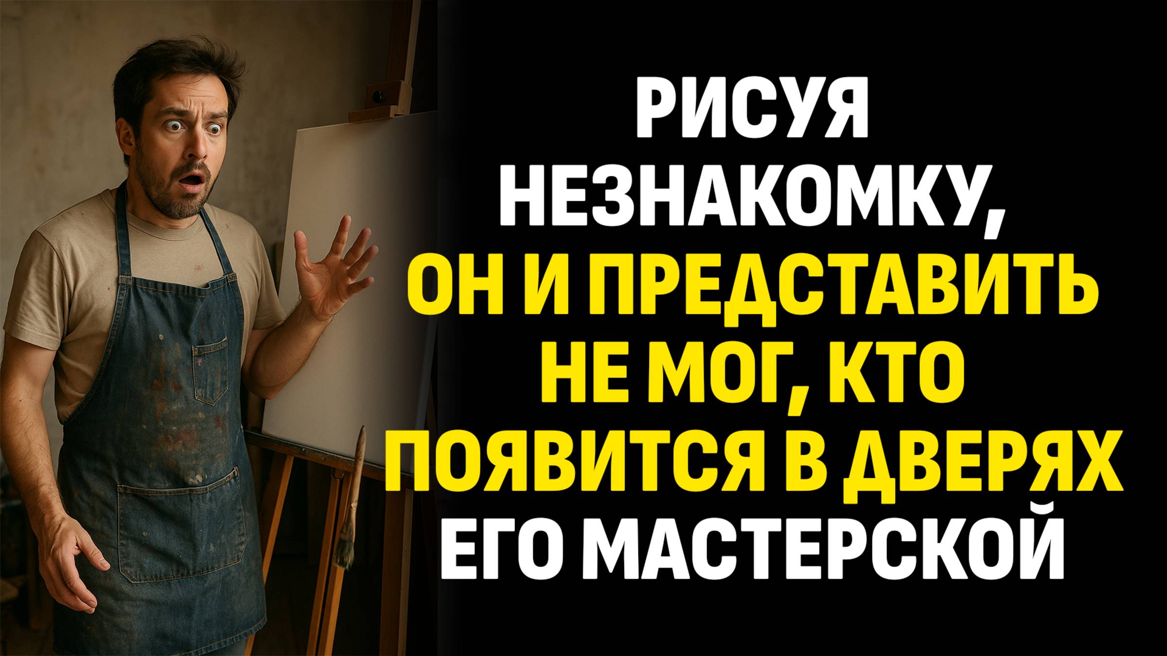 Истории из жизни. Рисуя незнакомку, он и представить не мог, кто появится... Слушать аудиорассказ