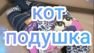 Кот подушка