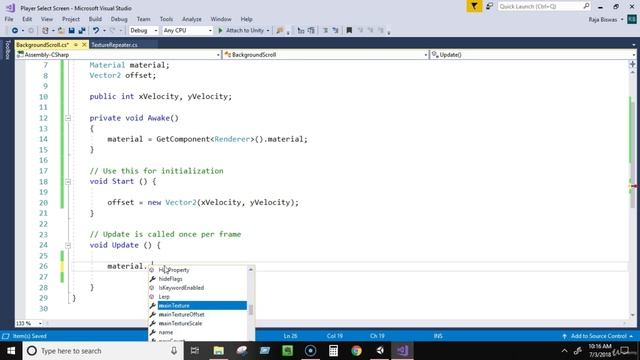 70 - Create 2D Infinite Scrolling Background for Runner Games