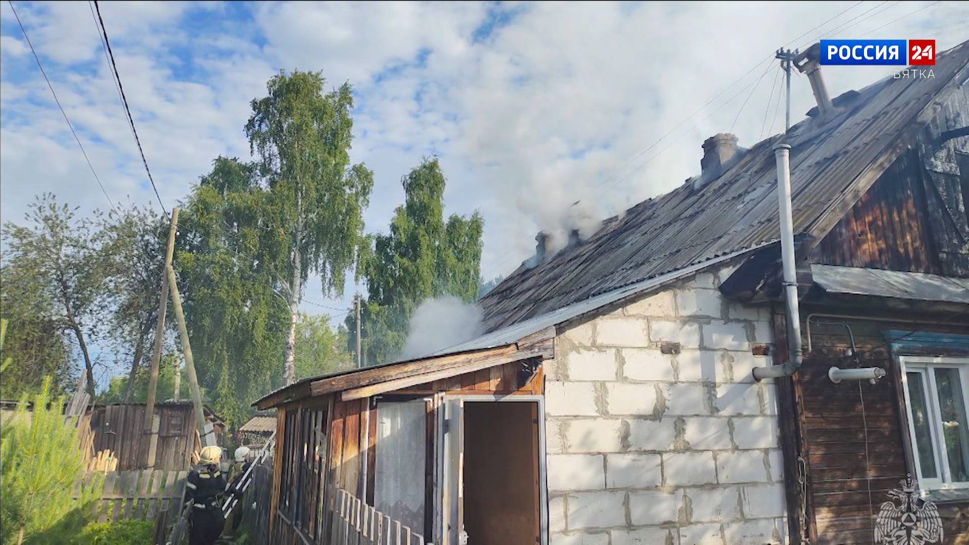 В пригороде Кирова после пожара нашли тело мужчины