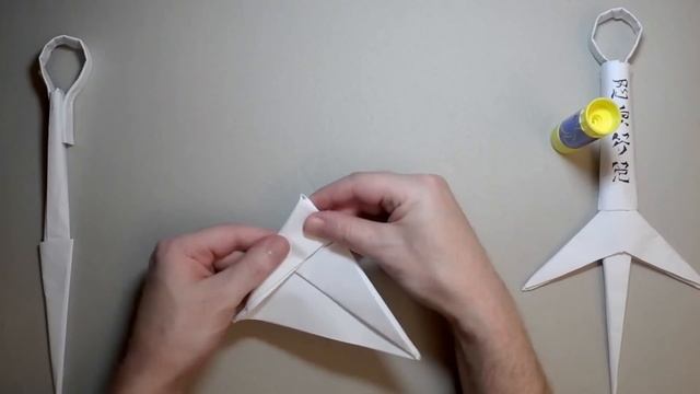 Как сделать КУНАЙ МИНАТО своими руками из бумаги А4