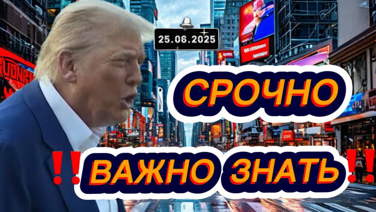 Свежие новости сегодня 25.06.2025 Главные новости дня, последние новости мира и России