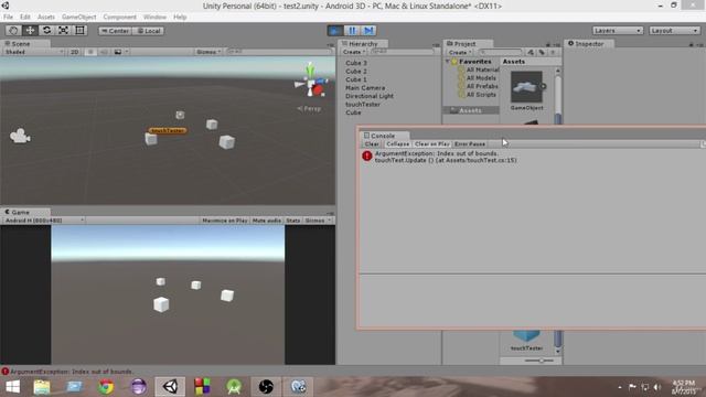80 - Touch & Destroy Objects With RayCasting in Unity C